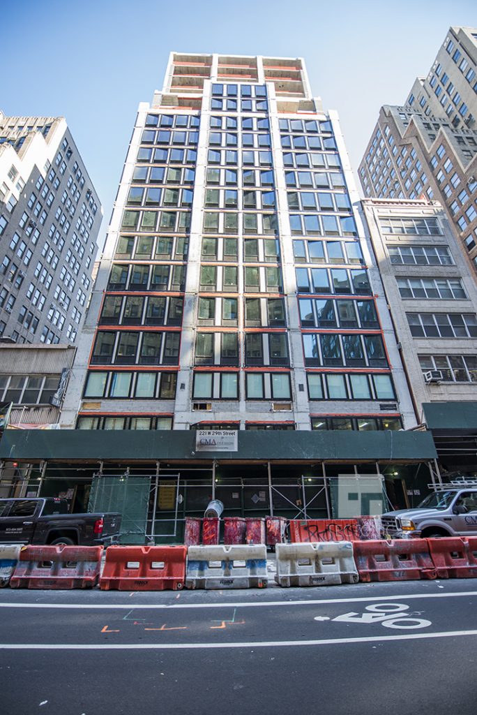 GEA Project in the news: Residential Building at 221 West 29th Street nearing completion!