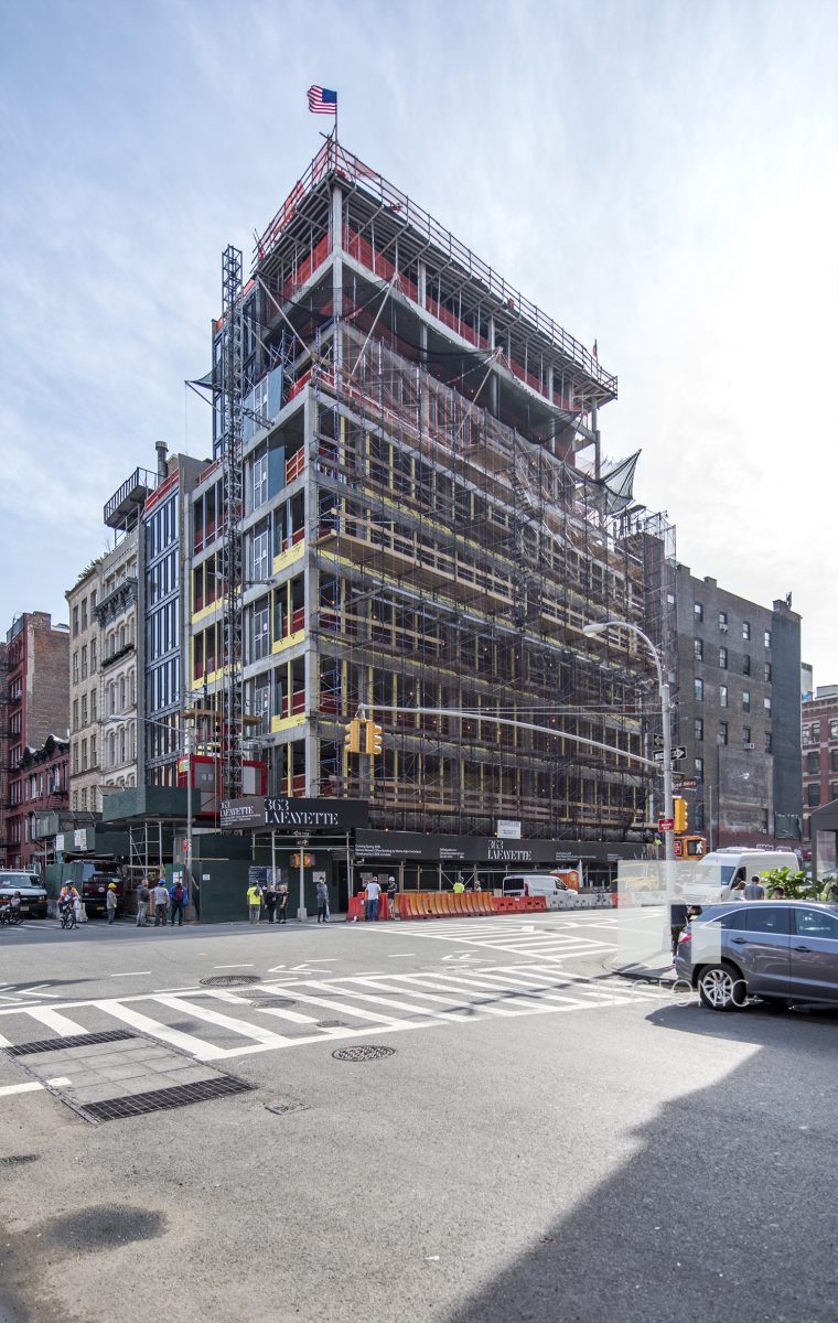 GEA Projects in the News: 363 Lafayette Street Tops Out!